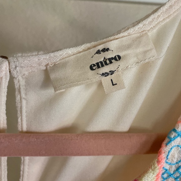 Women’s Embroidered Tassel Dress - Picture 5 of 10